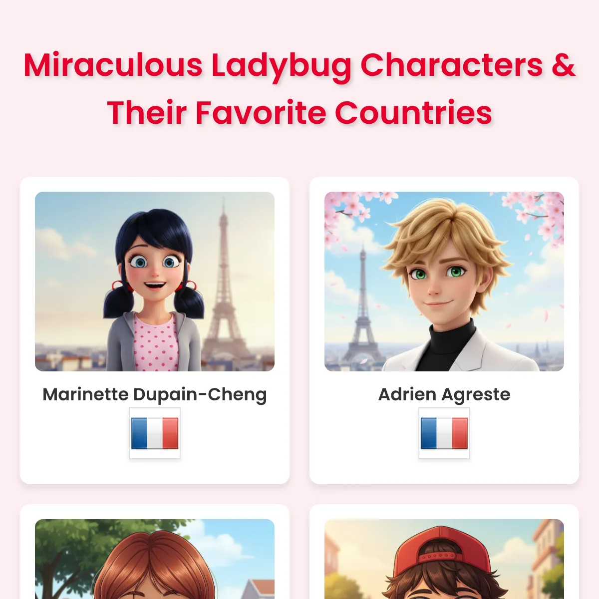 Miraculous Ladybug High School Characters