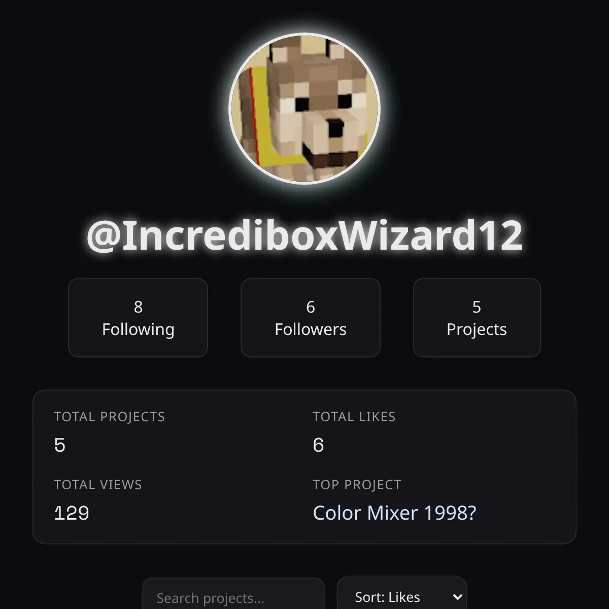 the project is loading