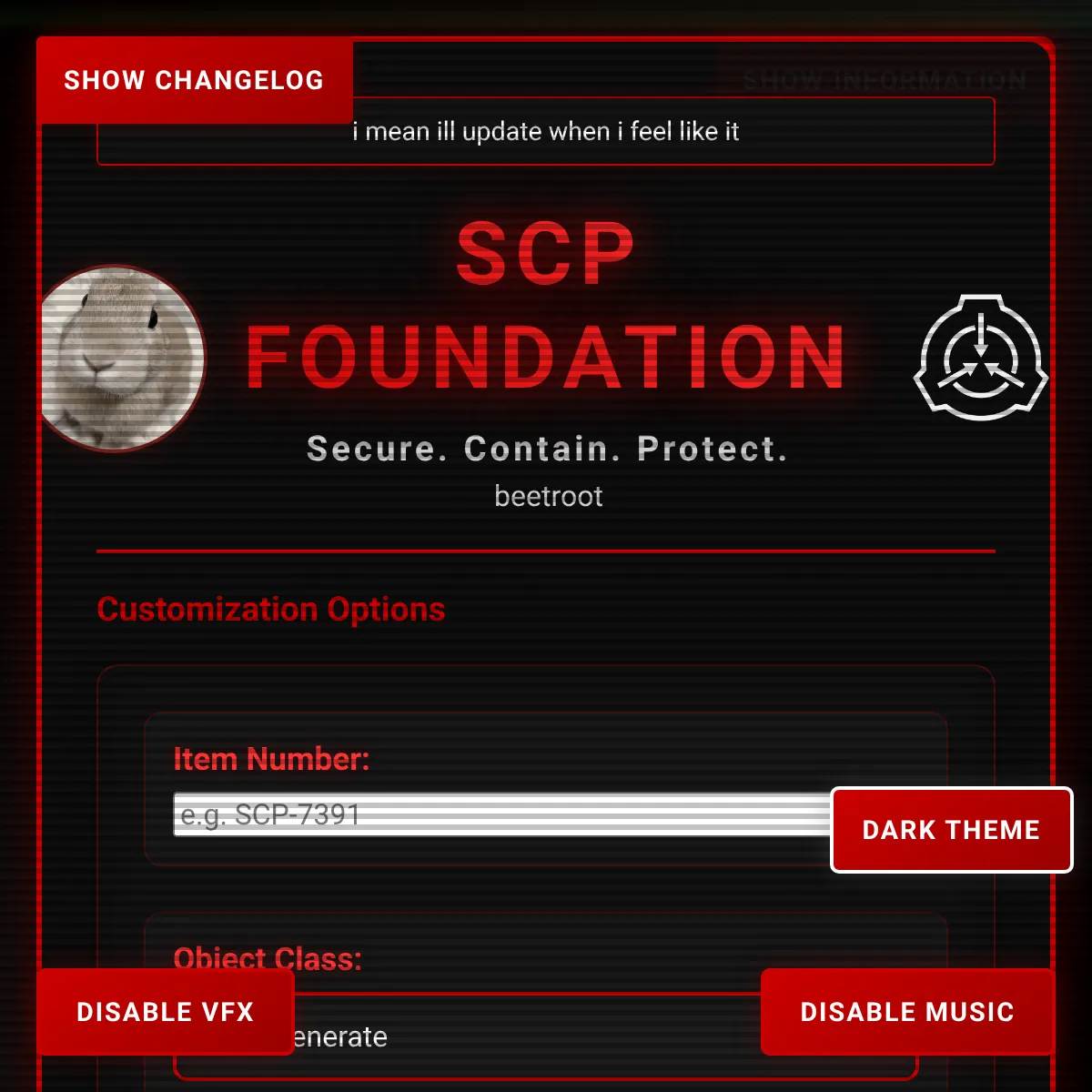 the project is loading