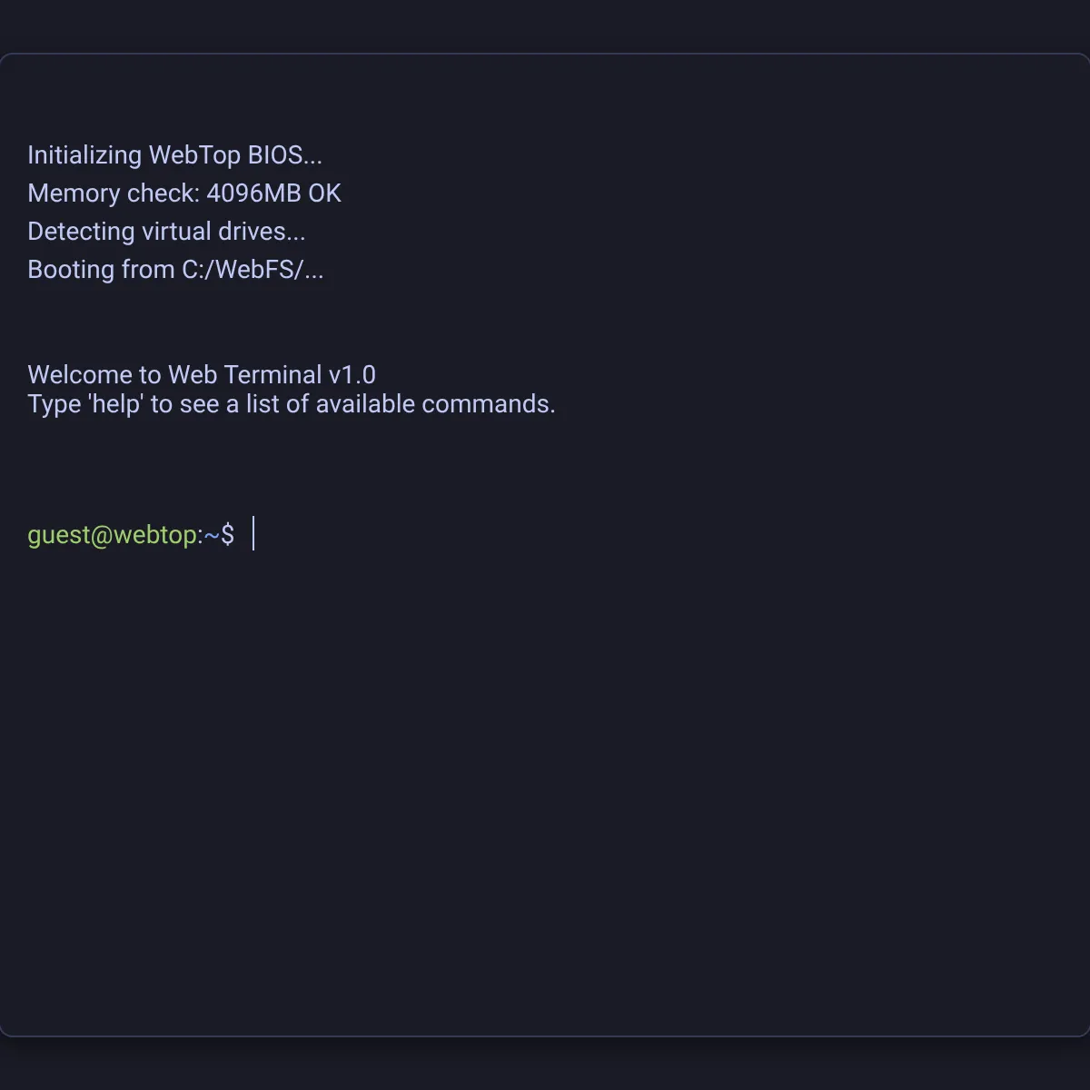 the project is loading
