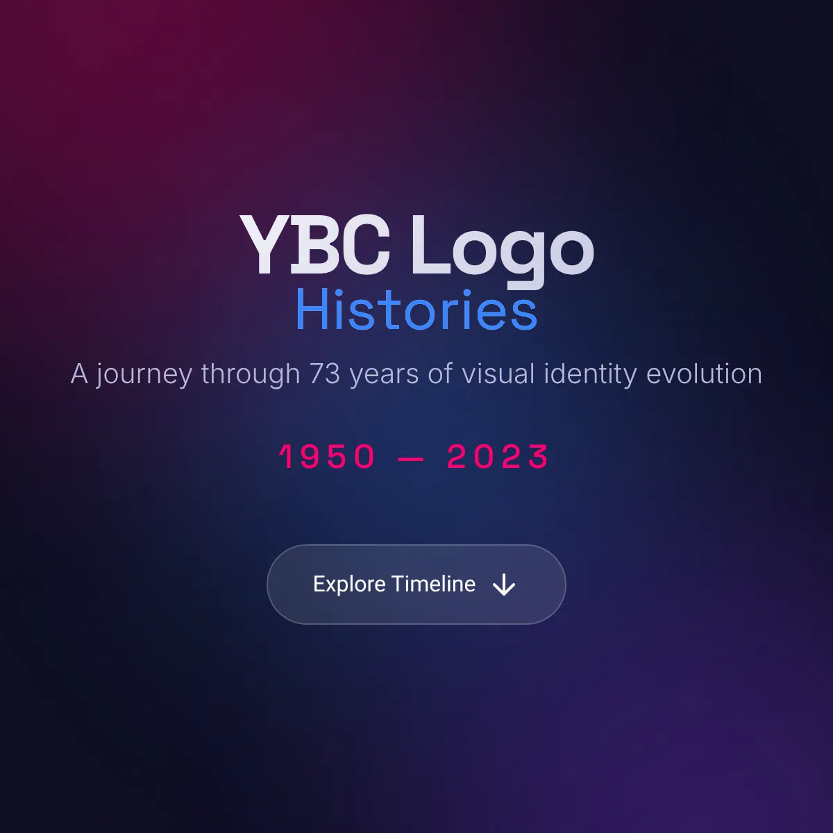 YBC Logo Histories | 1950-2023 Timeline