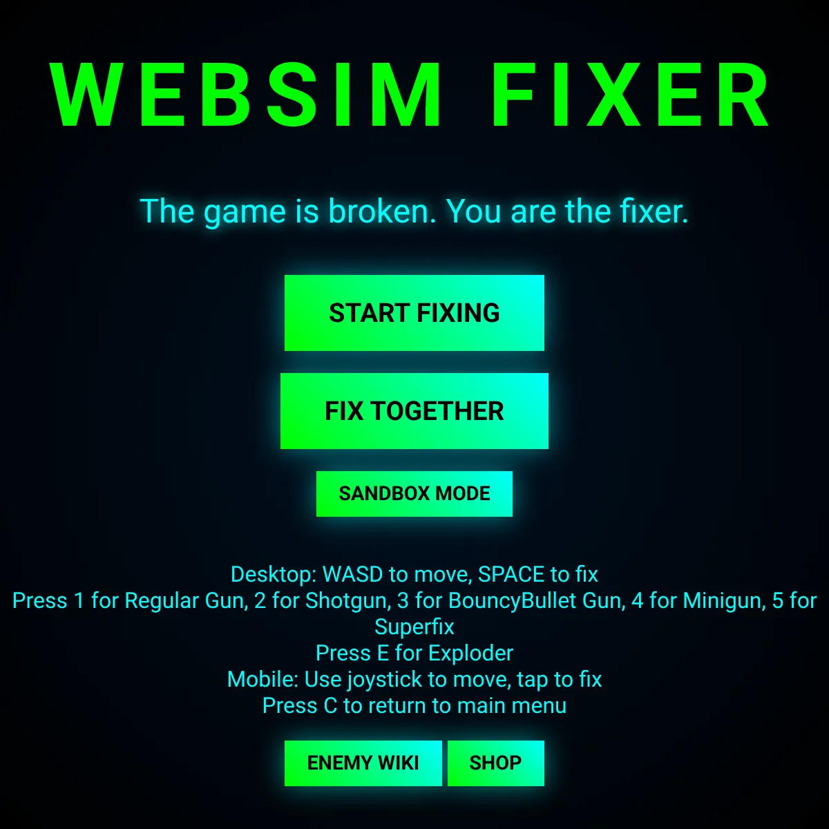 Websim Fixer