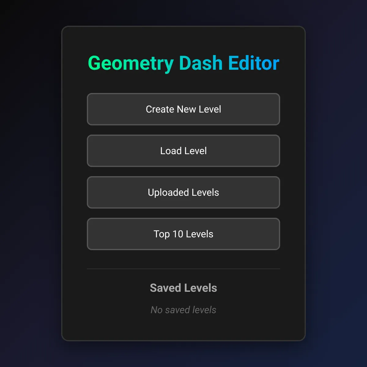 the project is loading