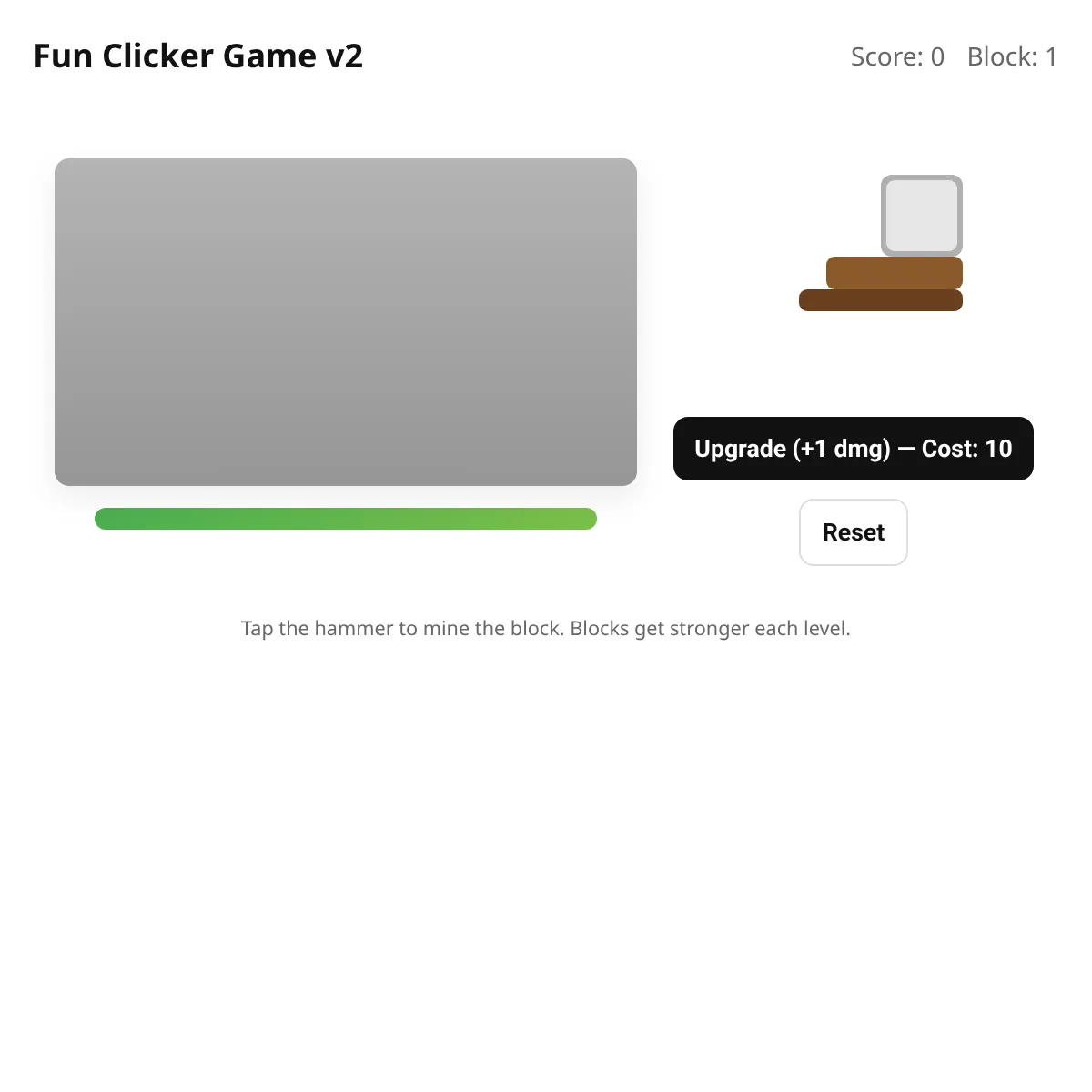 Fun Clicker Game v2