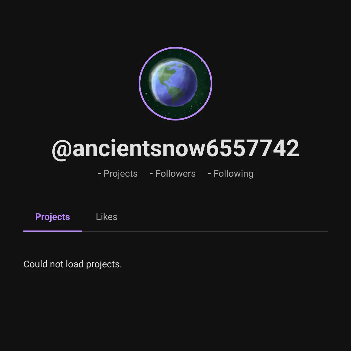 the project is loading