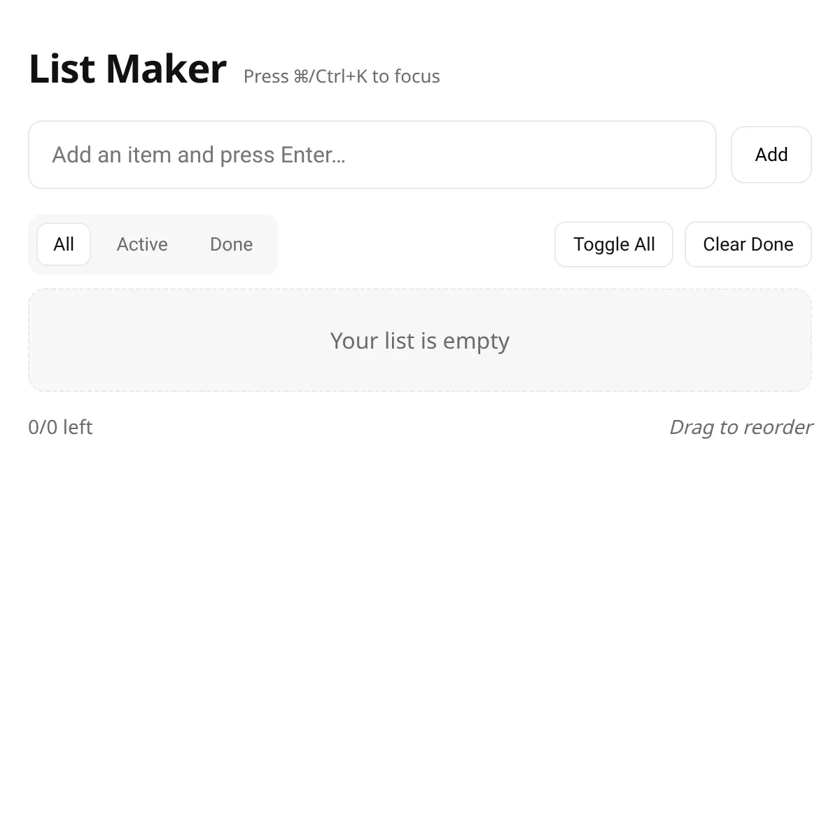List Maker