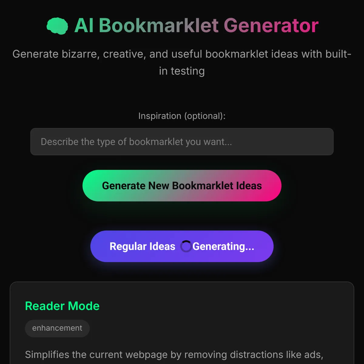 the project is loading