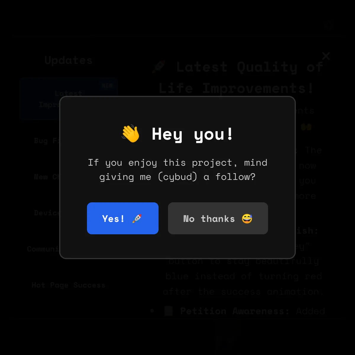 the project is loading