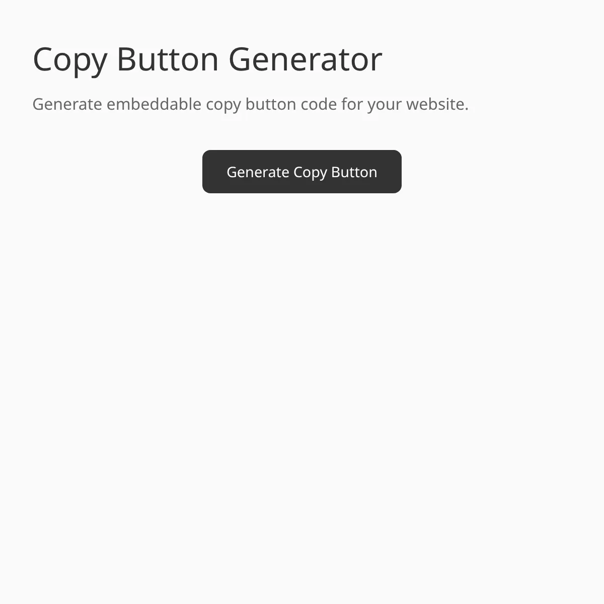 Code Snippet Generator