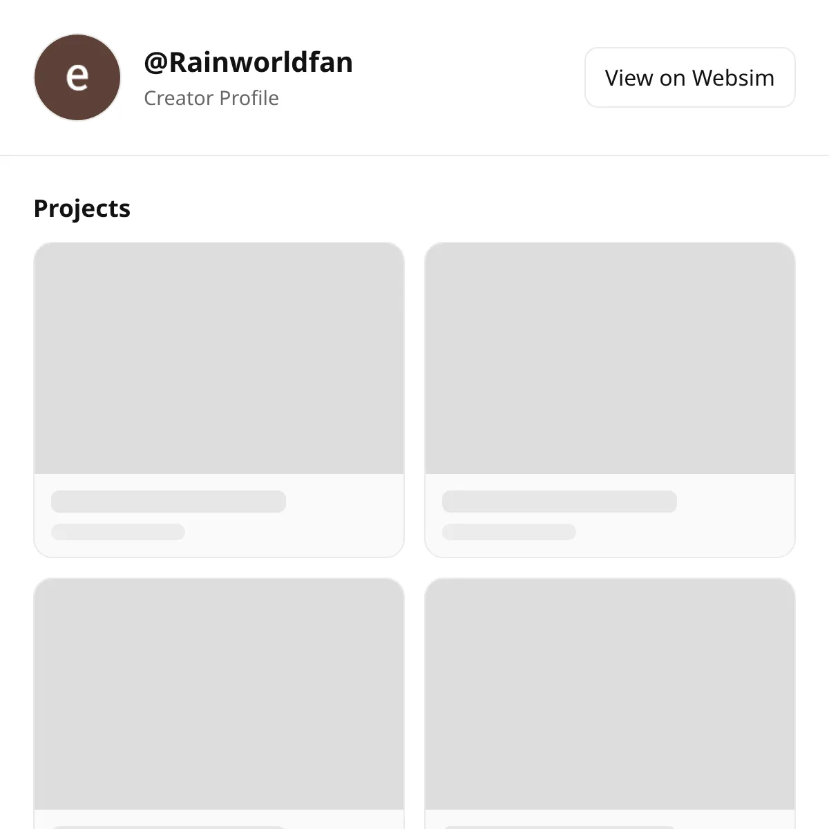Creator Profile