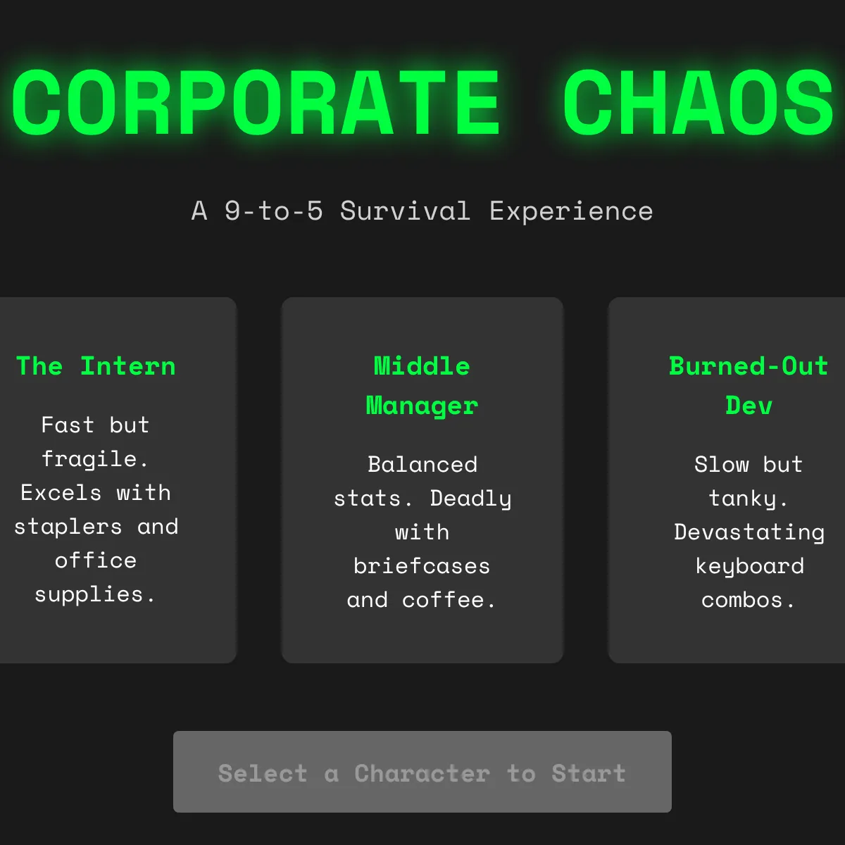 Corporate Chaos - Office Roguelike