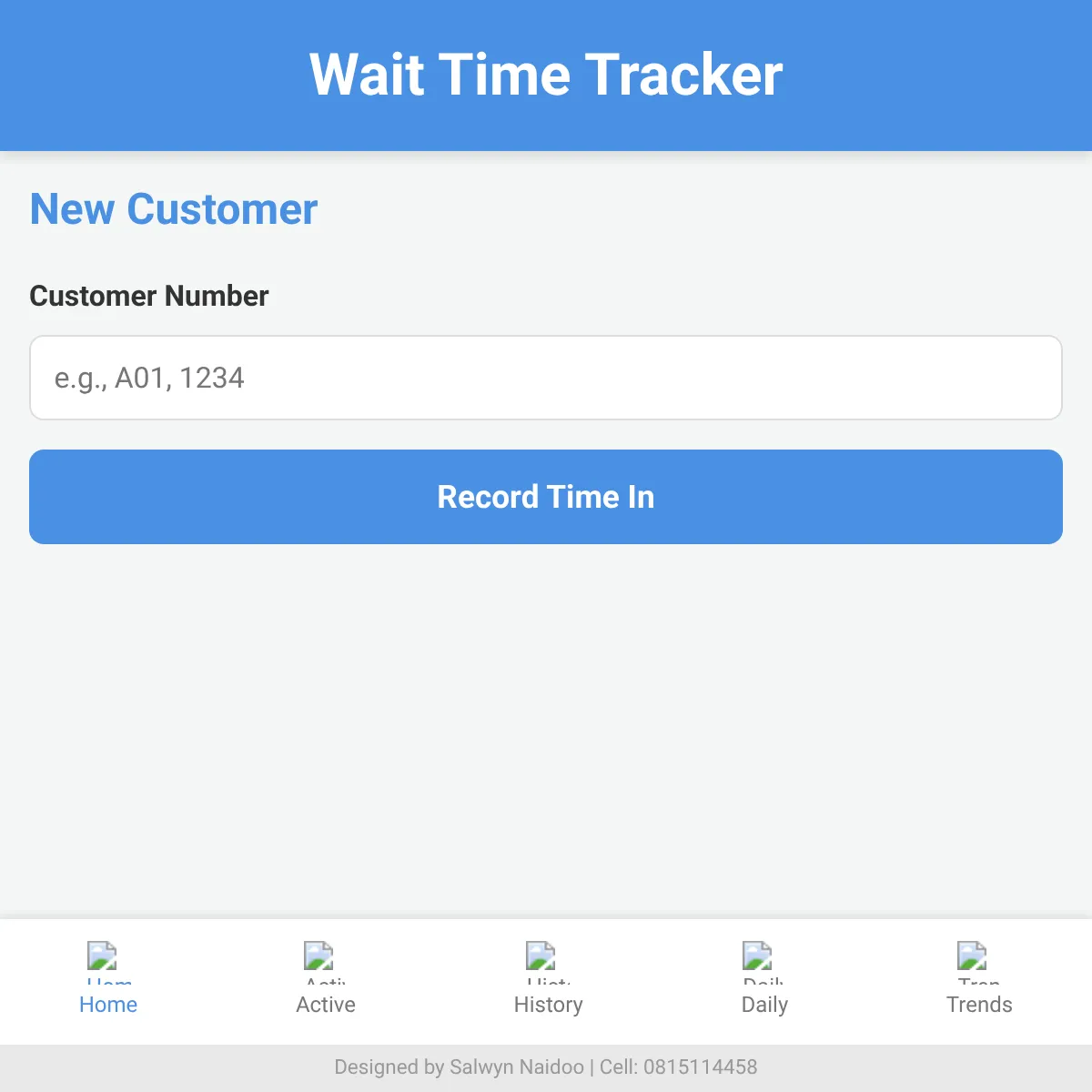 Wait Time Tracker