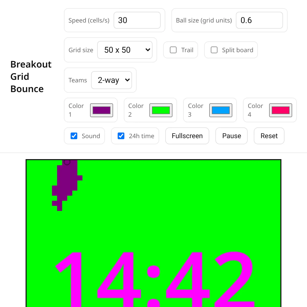 Breakout Clock