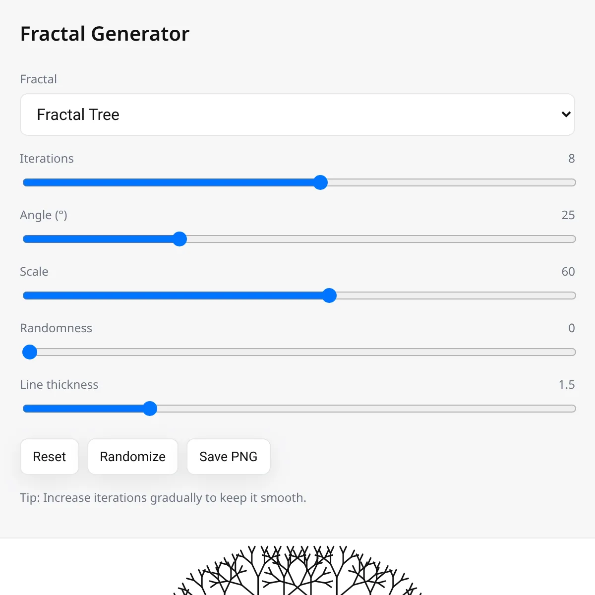 Fractal Generator