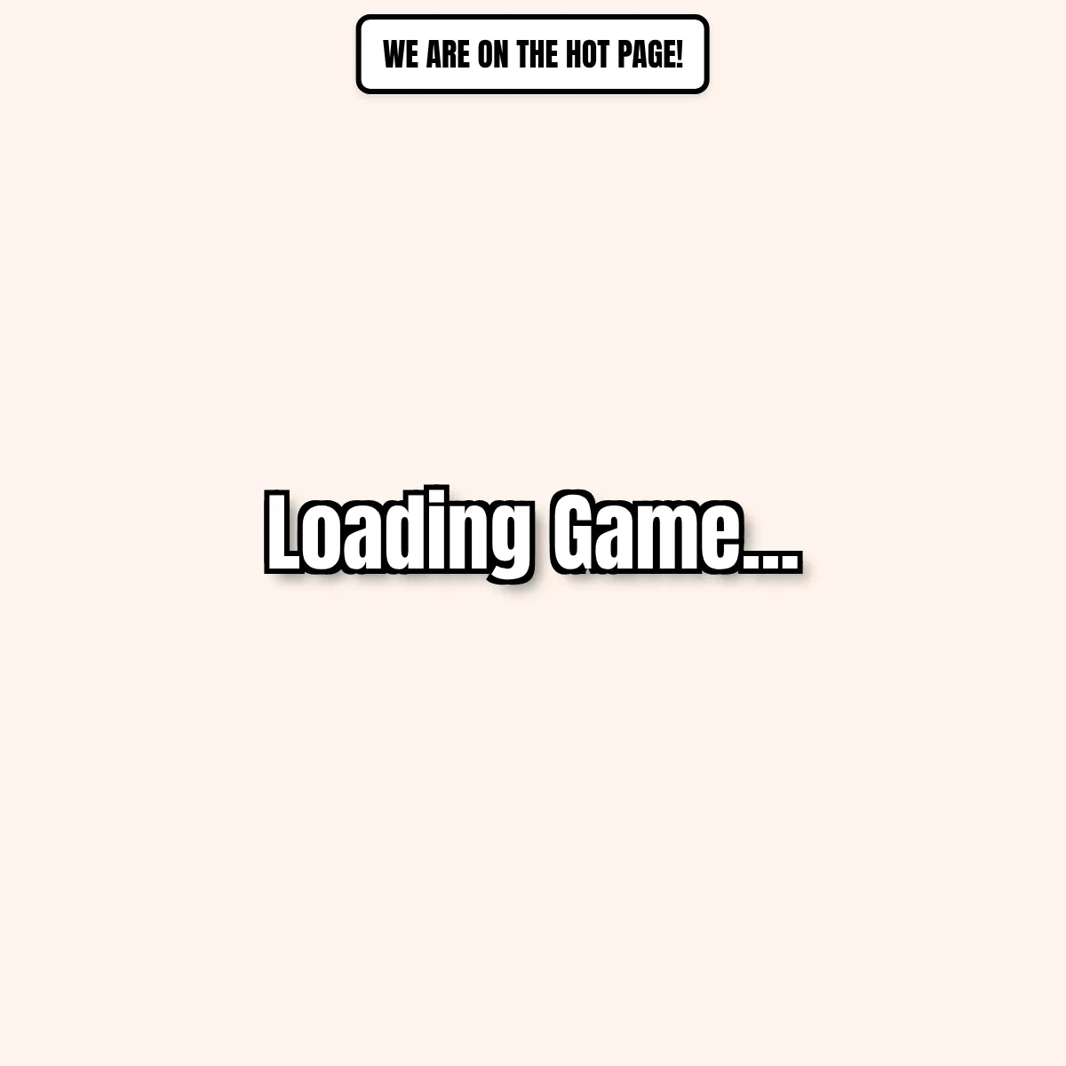the project is loading