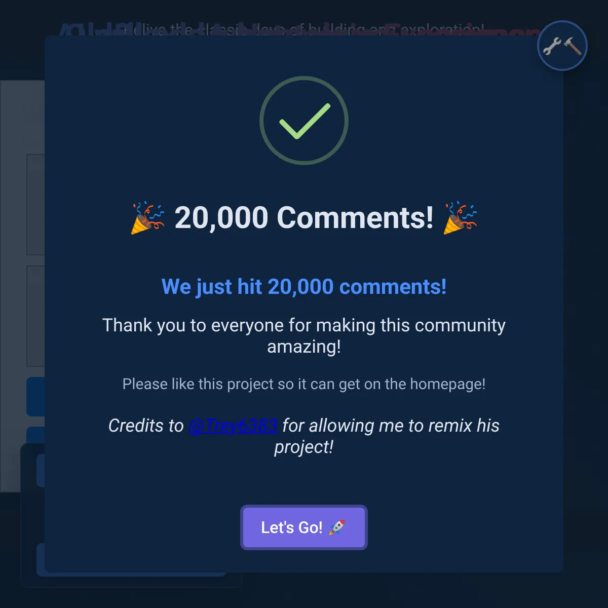 the project is loading