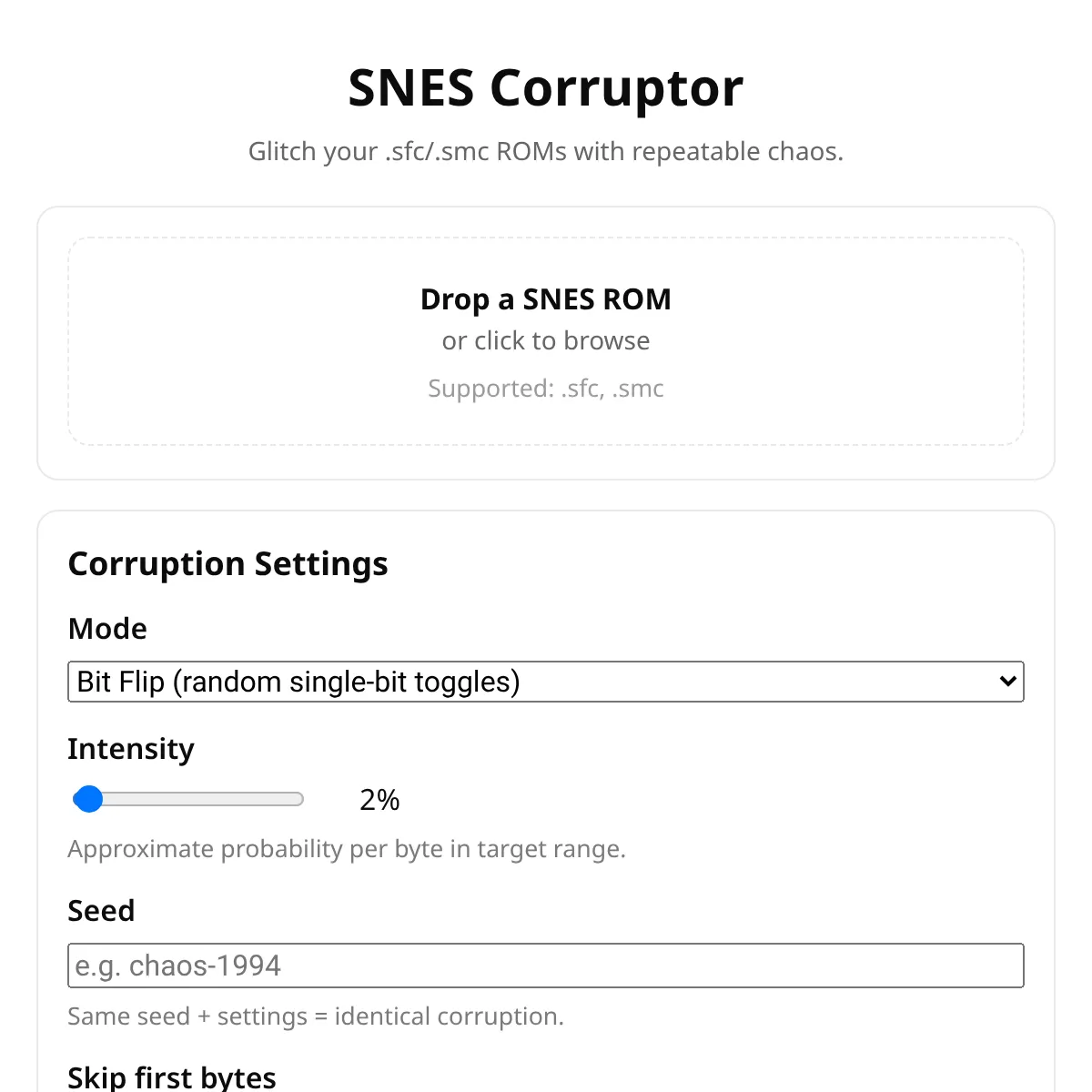 SNES Corruptor