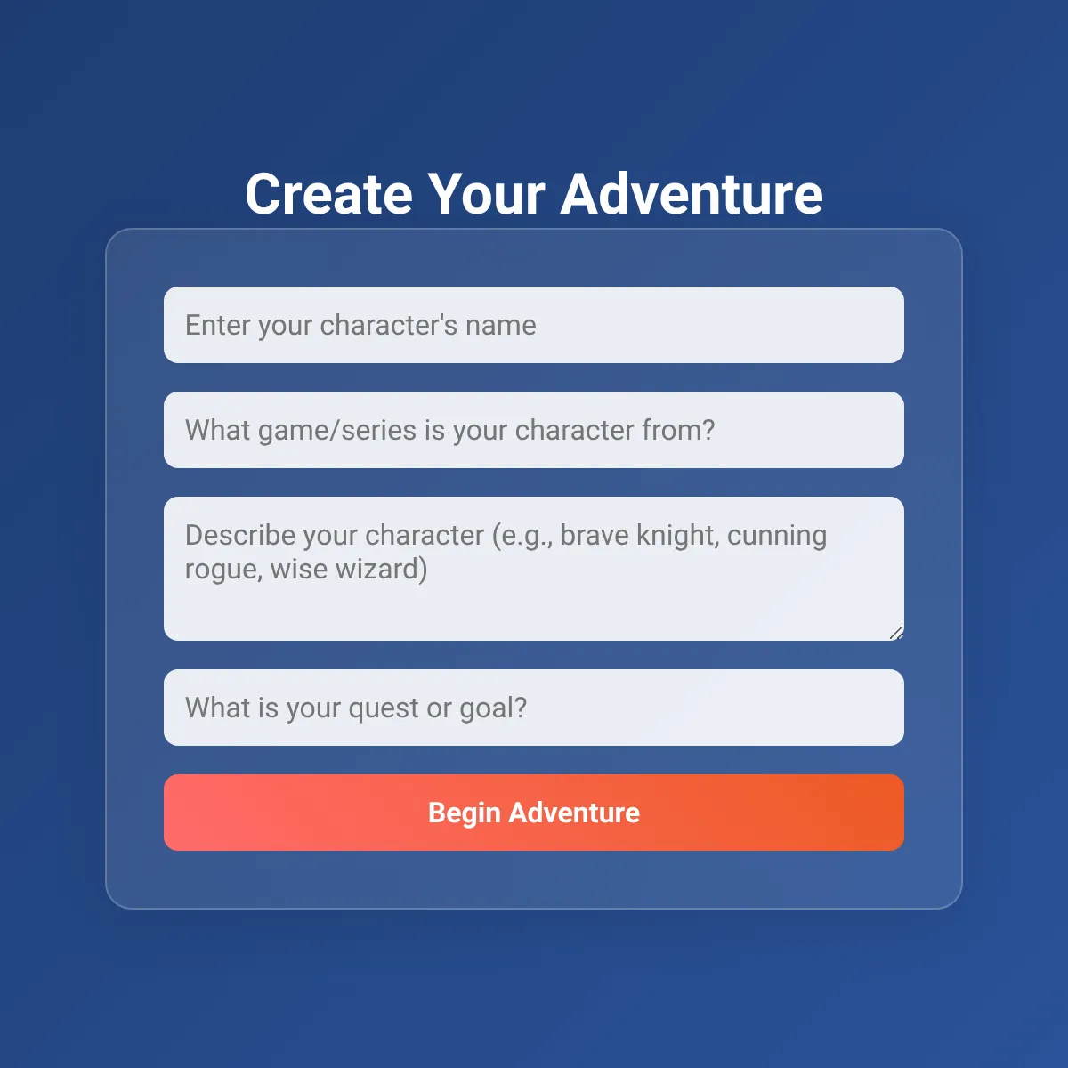 Interactive RPG