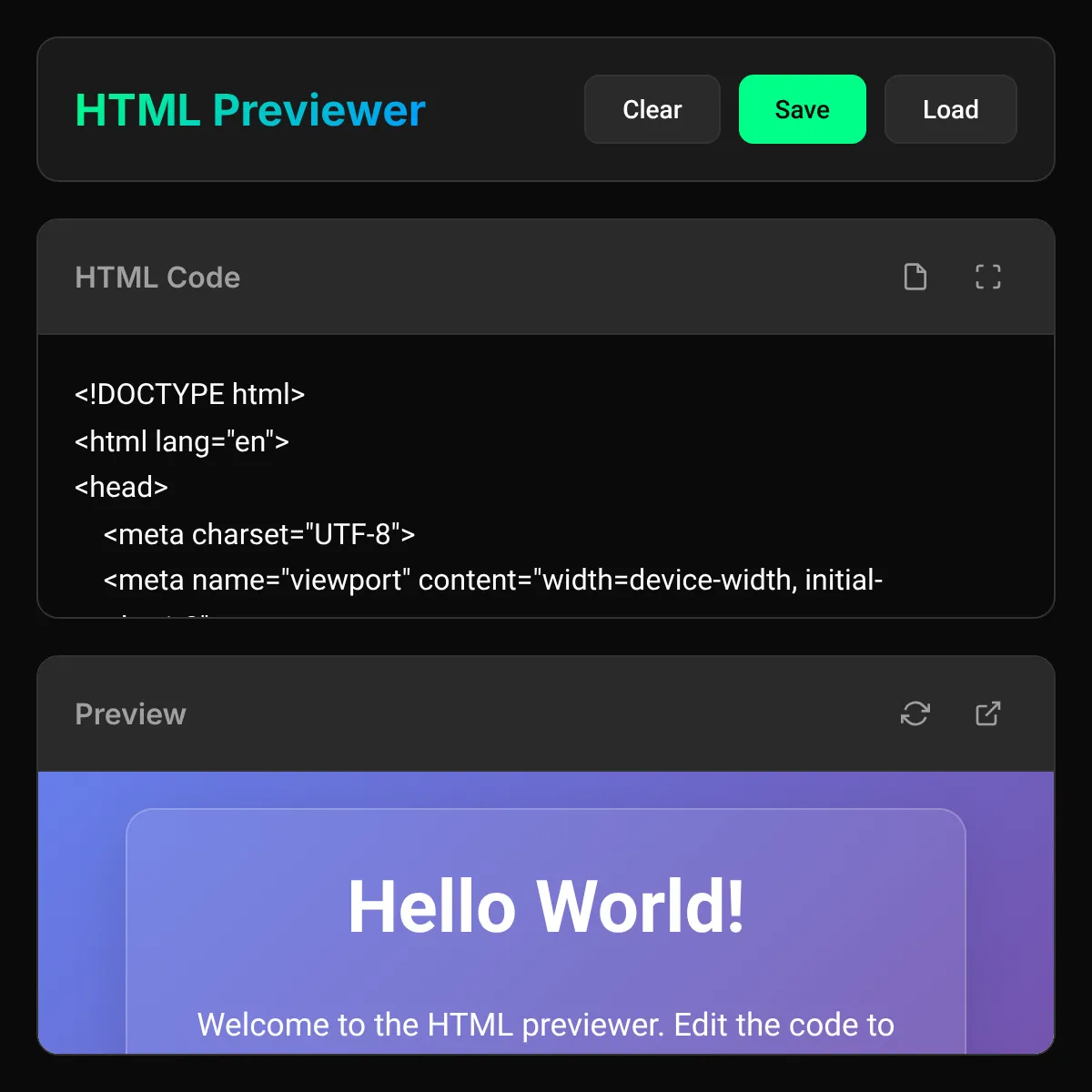 the project is loading