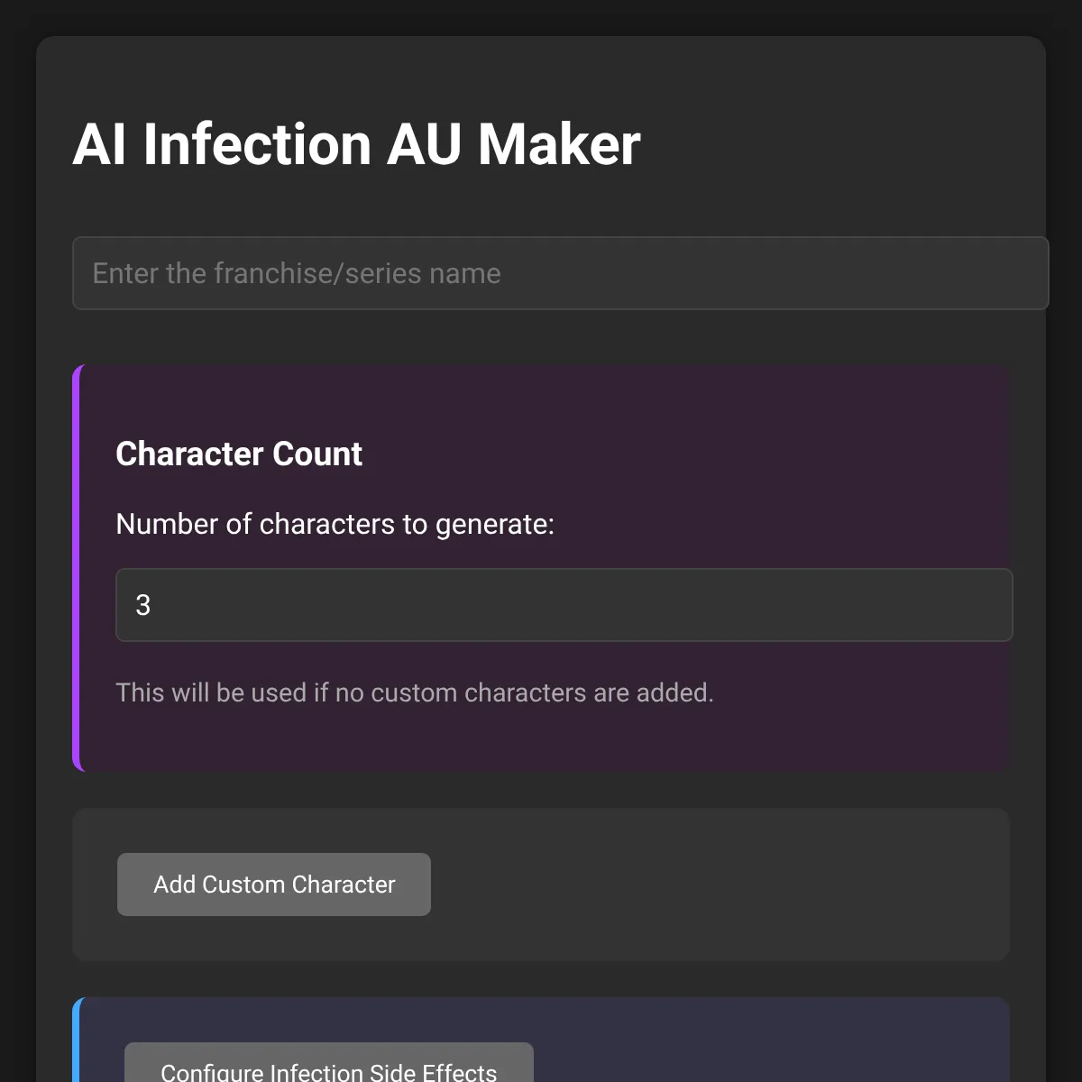 the project is loading