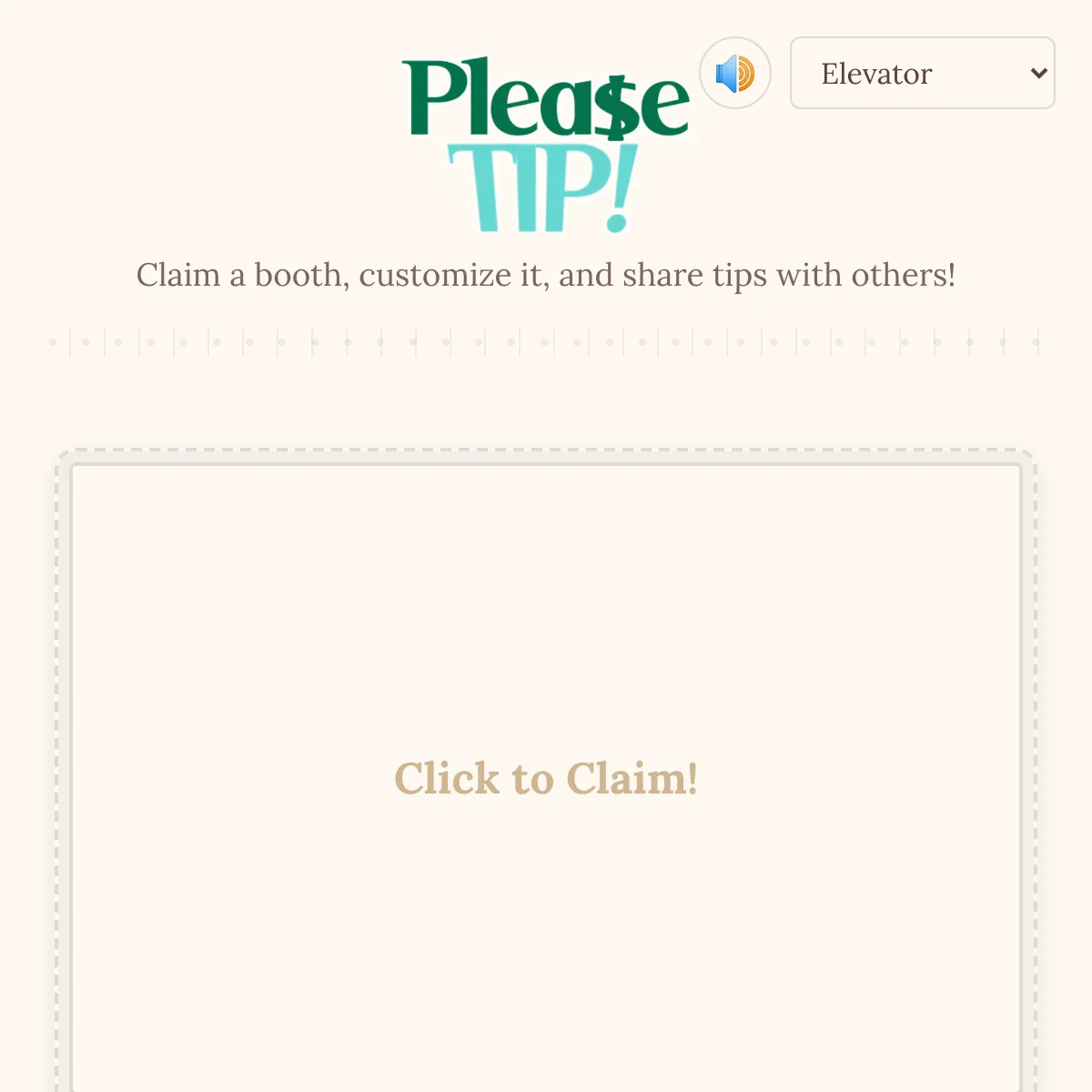 Please TIP!
