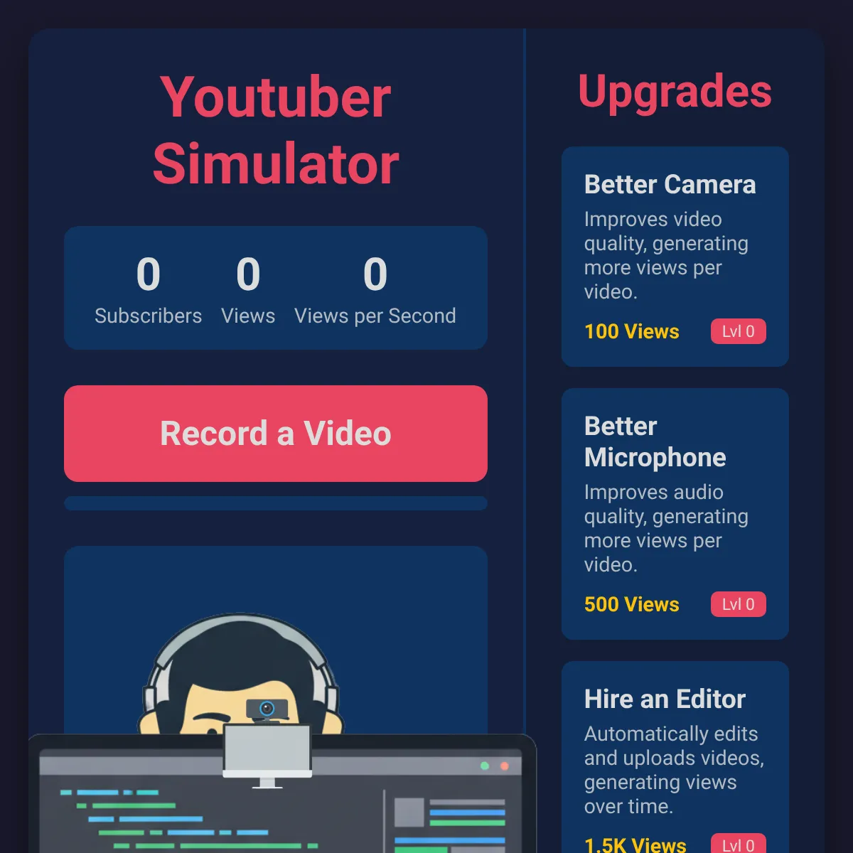 Youtuber Simulator