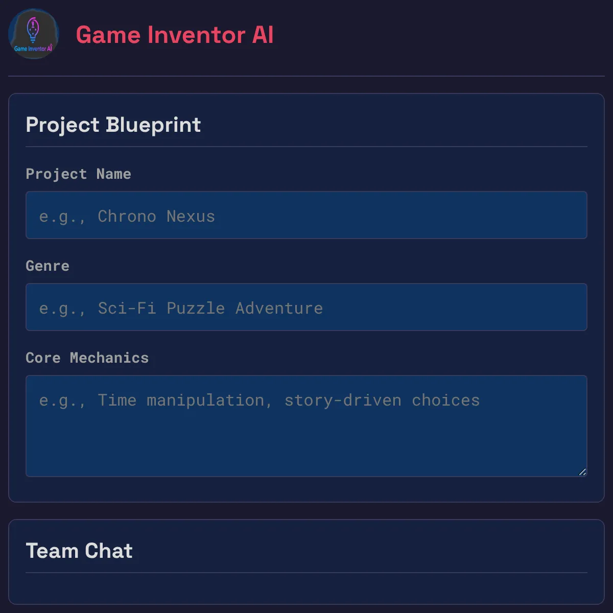 Game Inventor AI