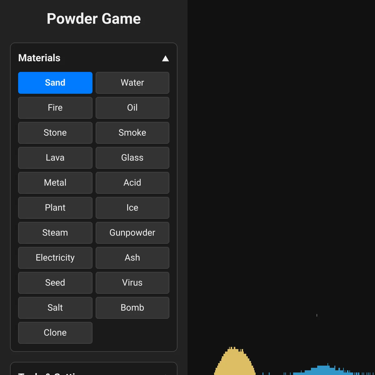 the project is loading