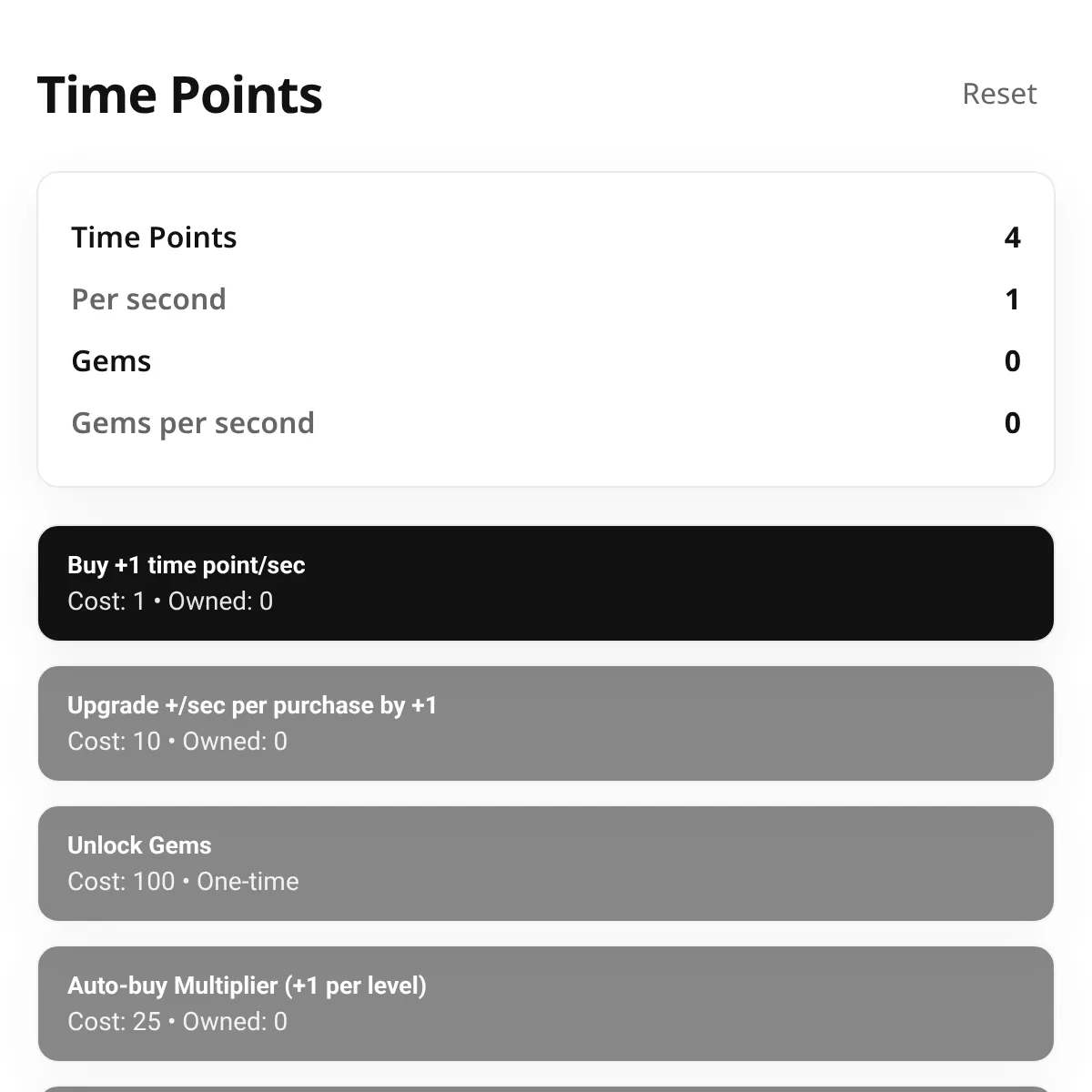 Time Points