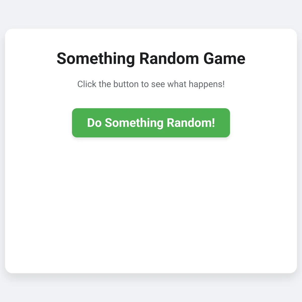 Something Random Game