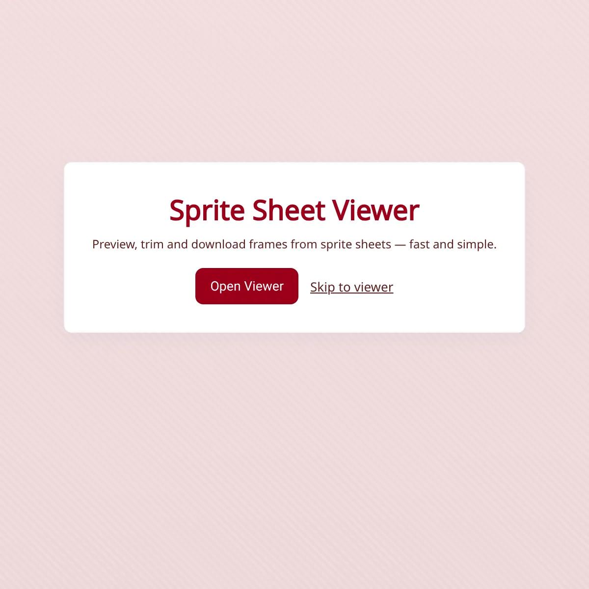 Sprite Sheet Viewer & Downloader