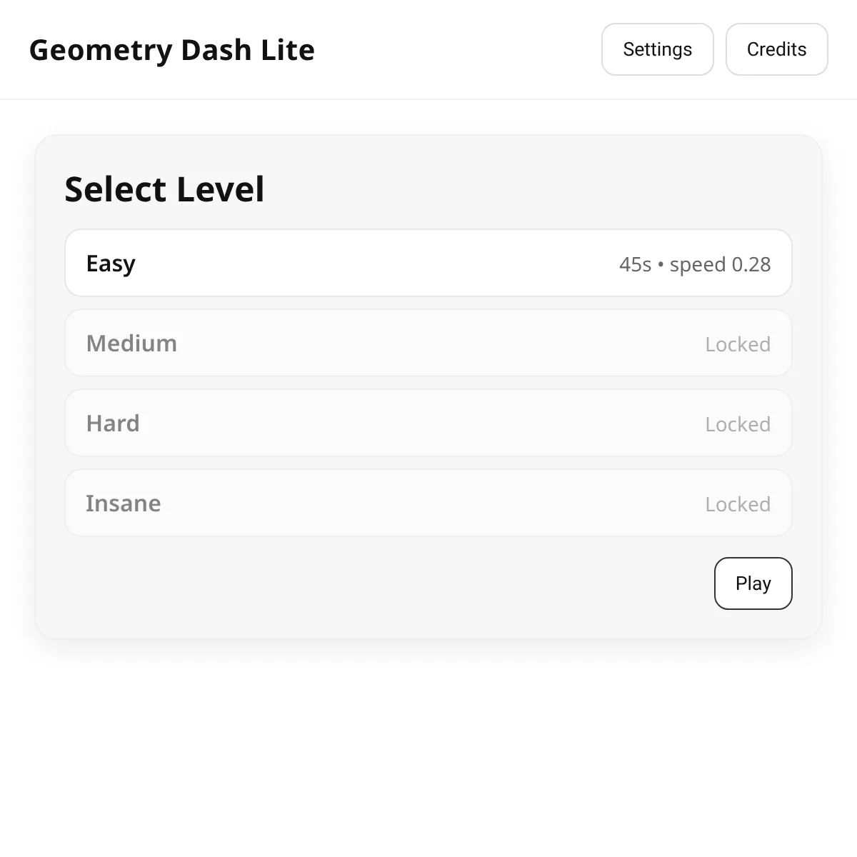 Geometry Dash Lite