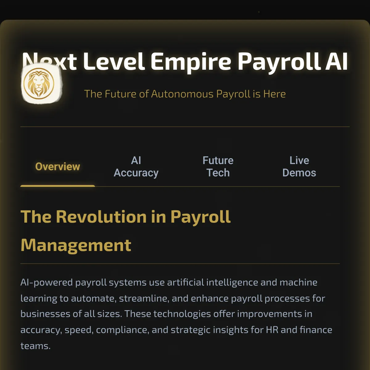 AI-Powered Payroll Systems