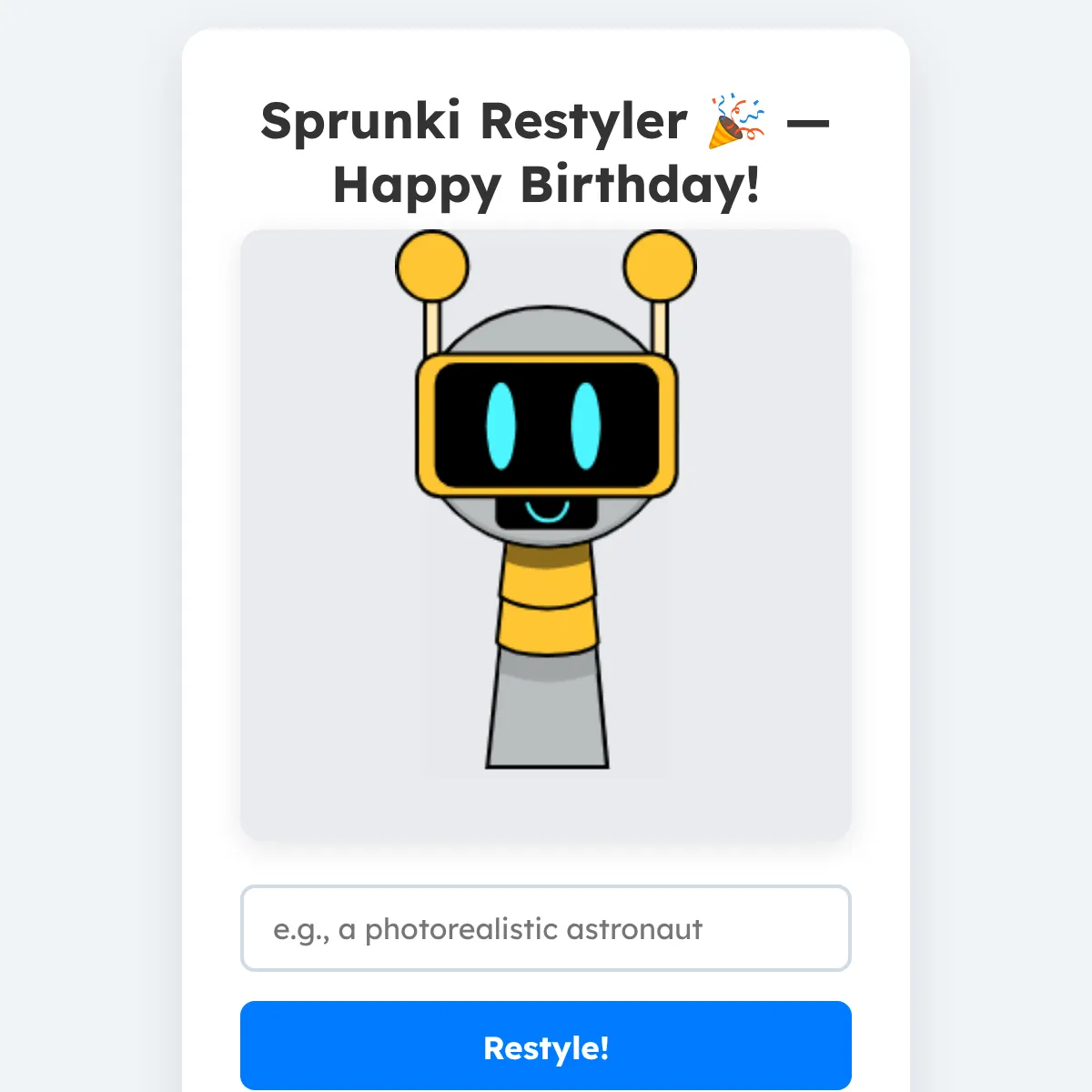 the project is loading