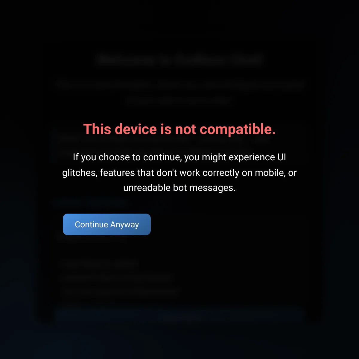 the project is loading