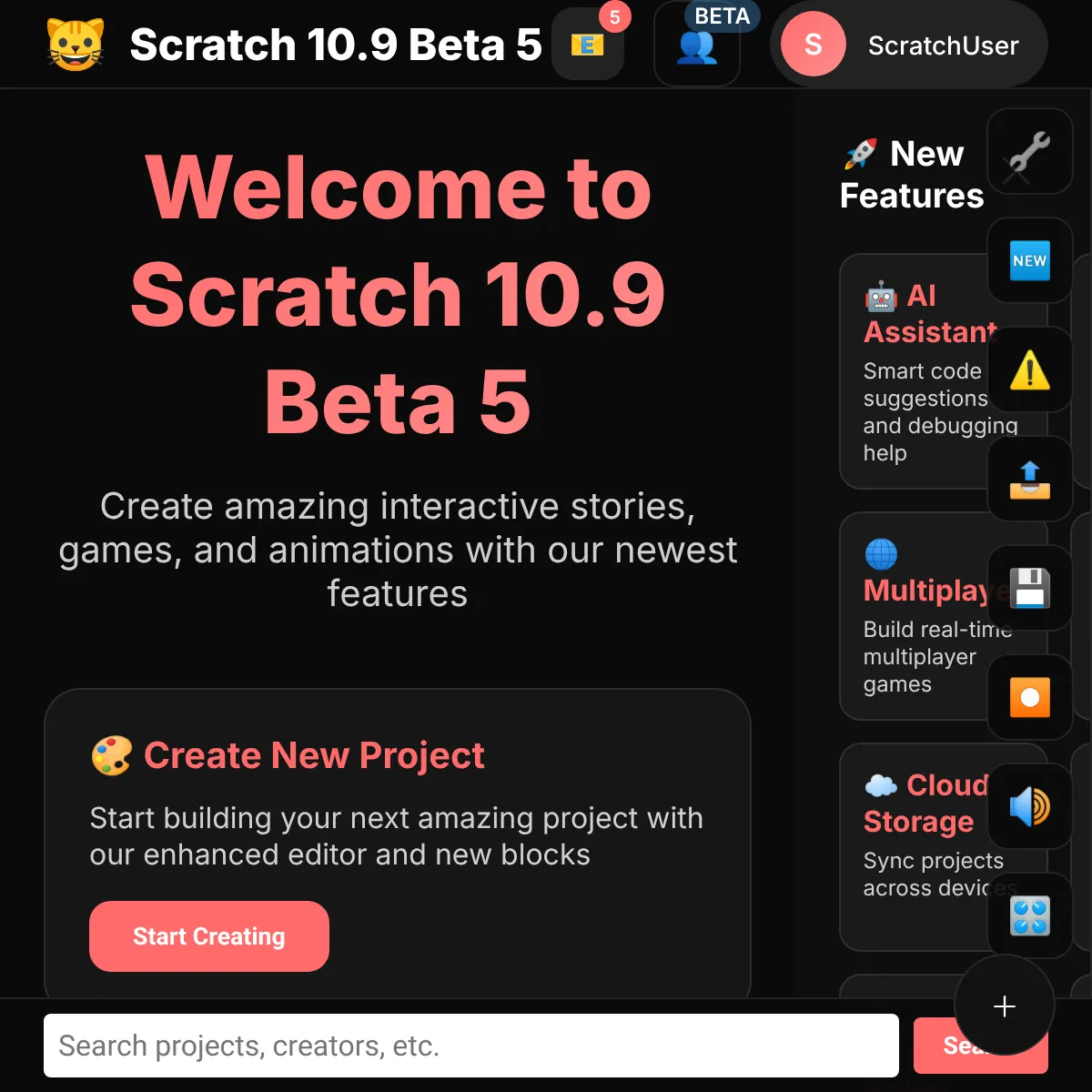 the project is loading