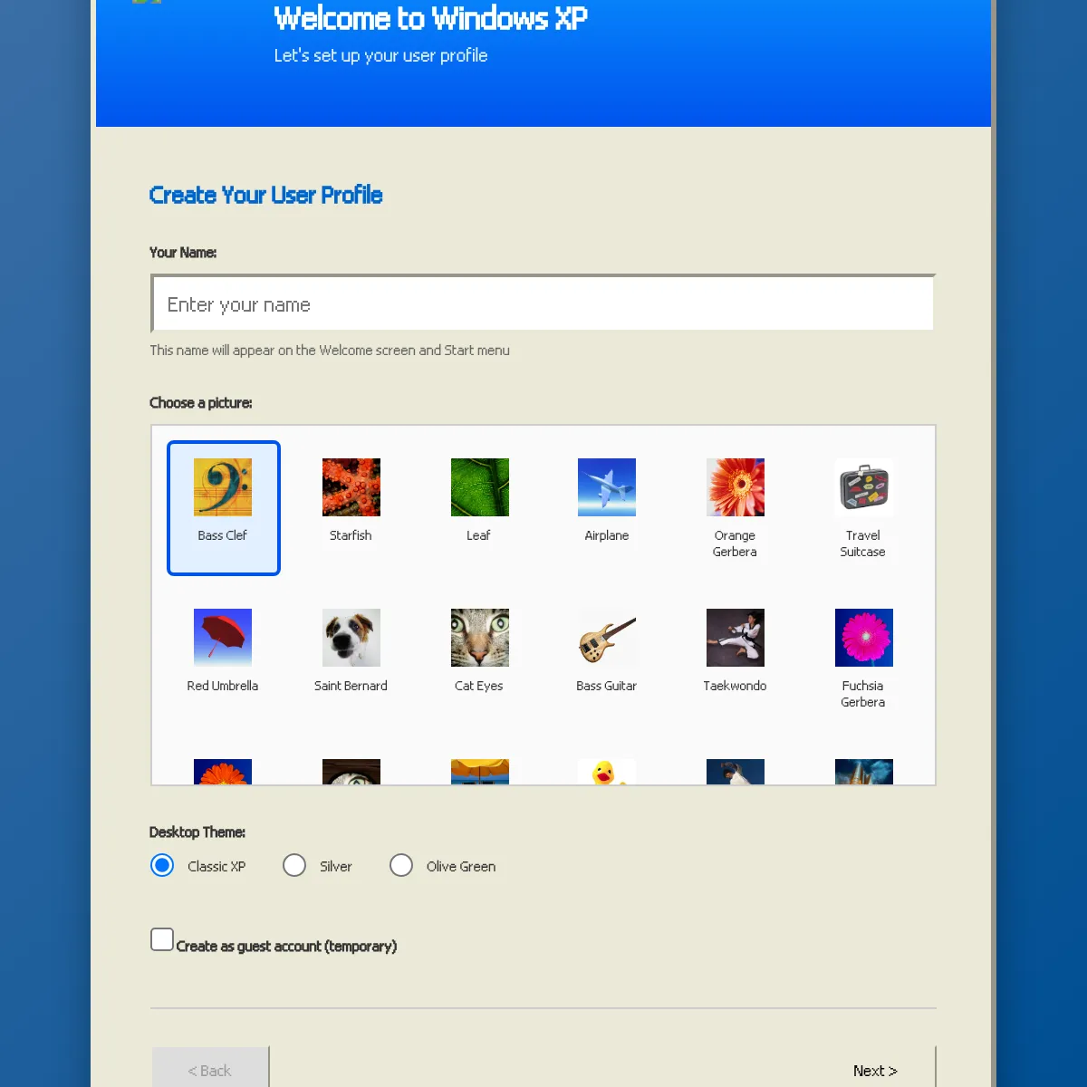 Windows XP Desktop