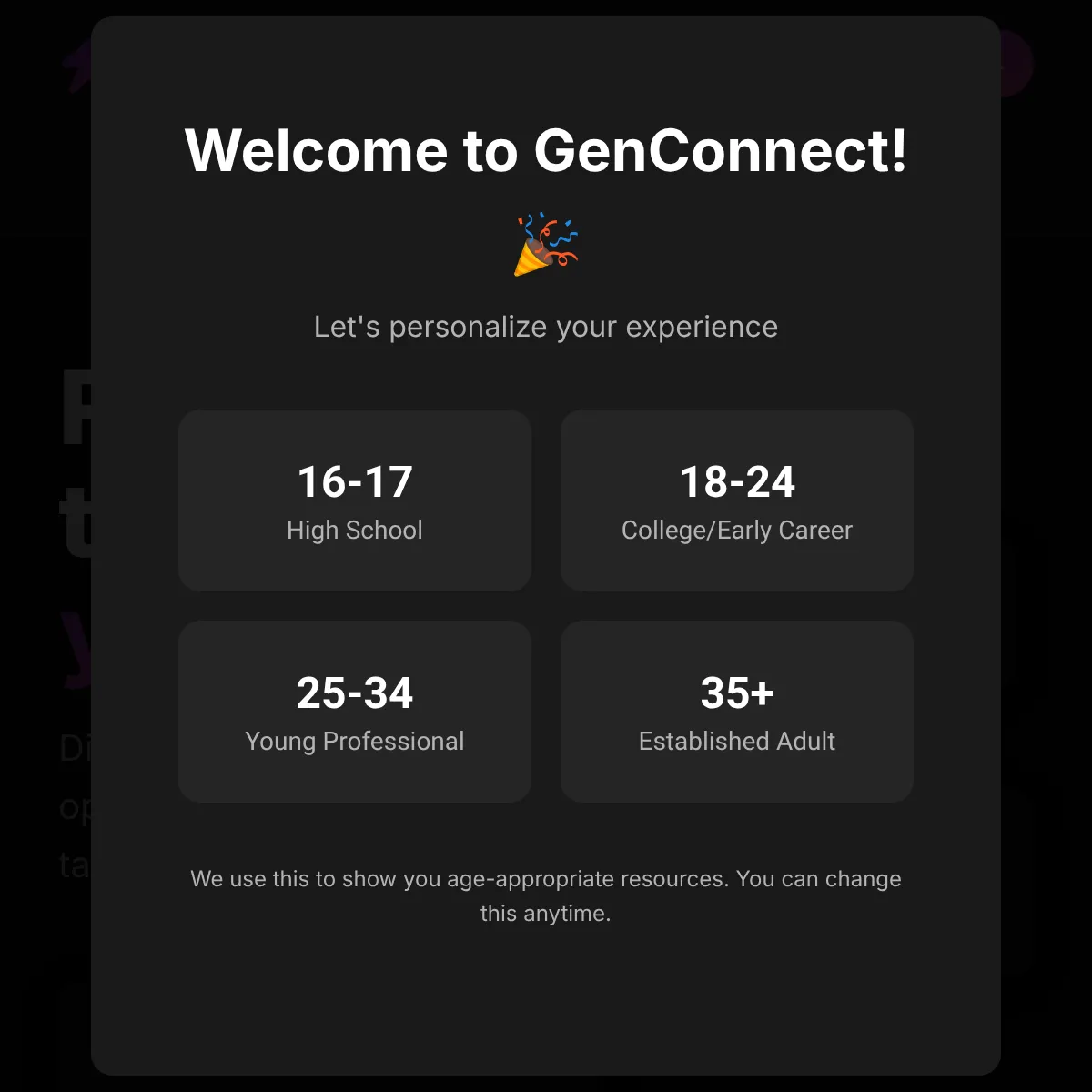 GenConnect - Community Resources for Gen Z & Millennials