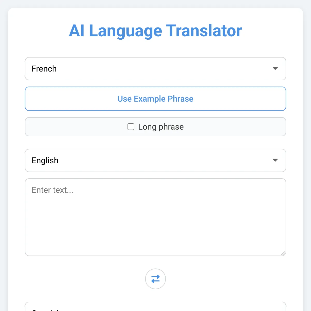 the project is loading