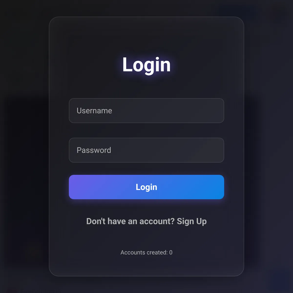 the project is loading