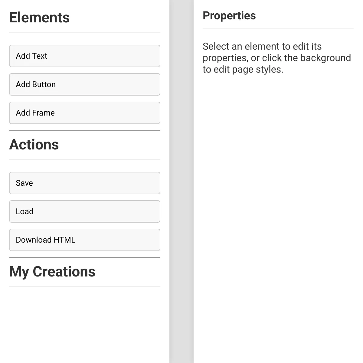 Websim Website Creator