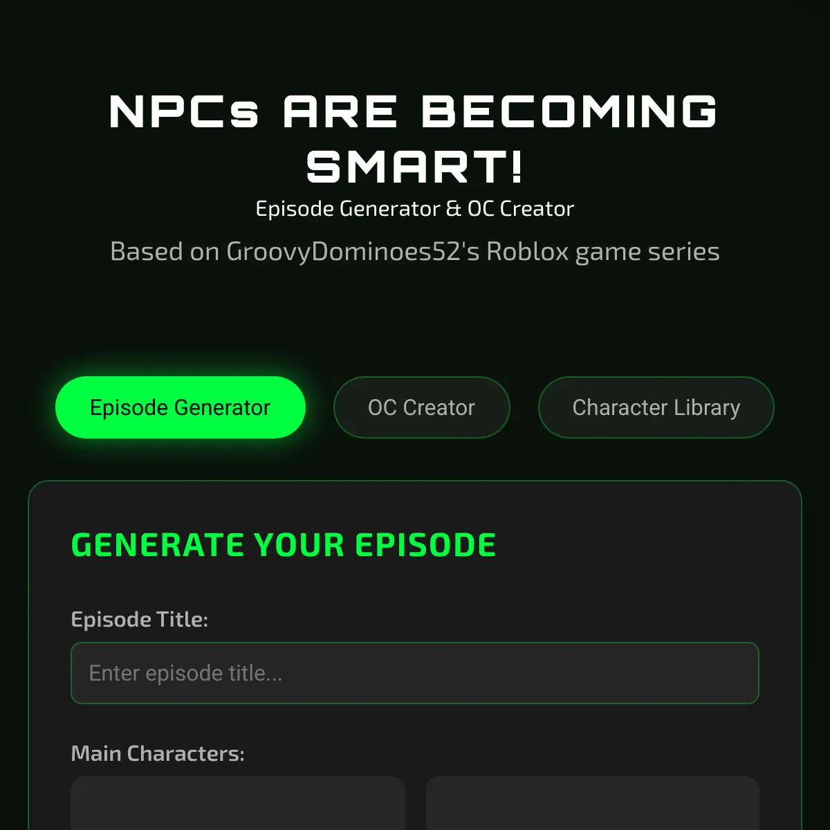 the project is loading