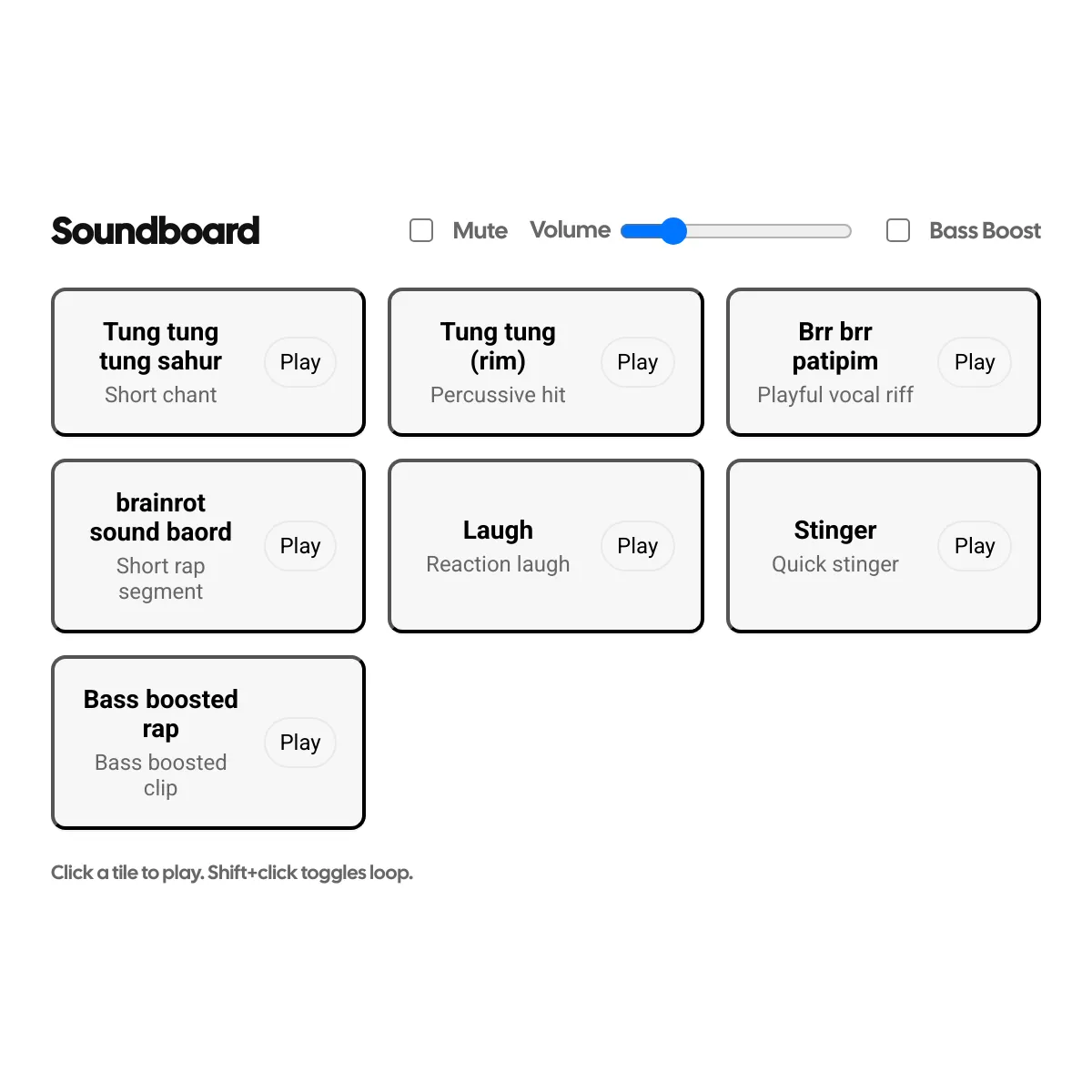 Soundboard