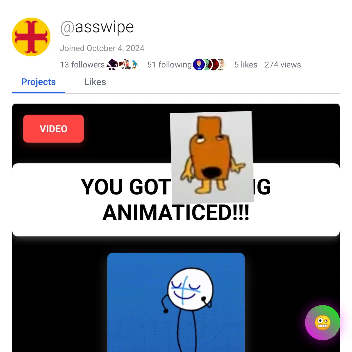 the project is loading