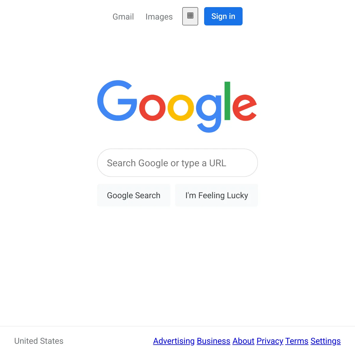 Google — simple clone