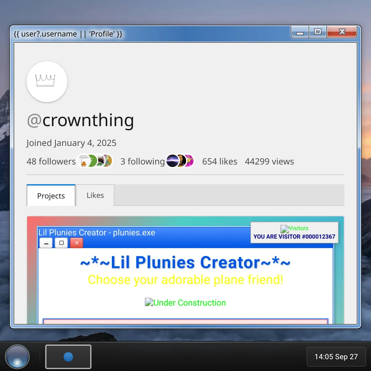 the project is loading