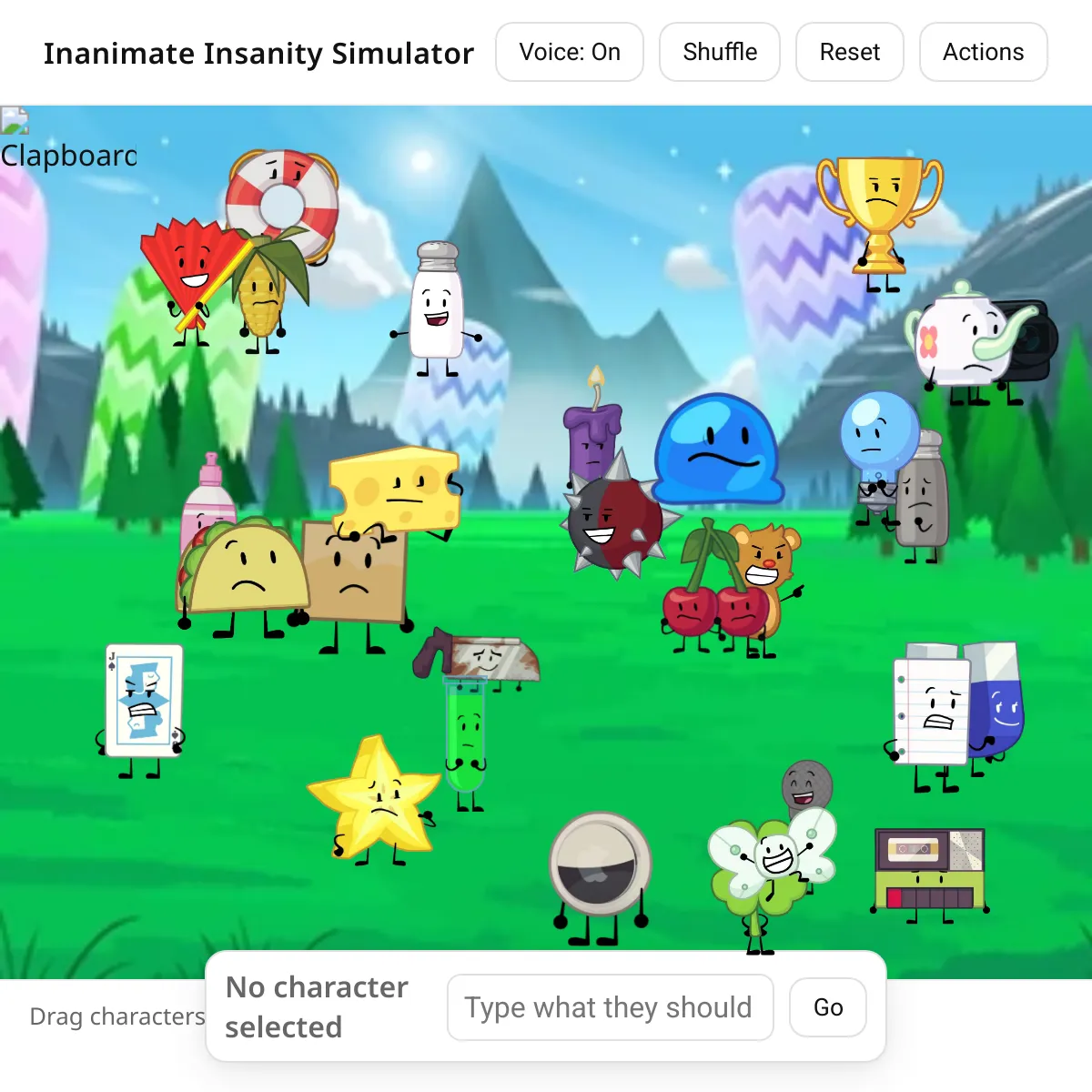 Inanimate Insanity Simulator