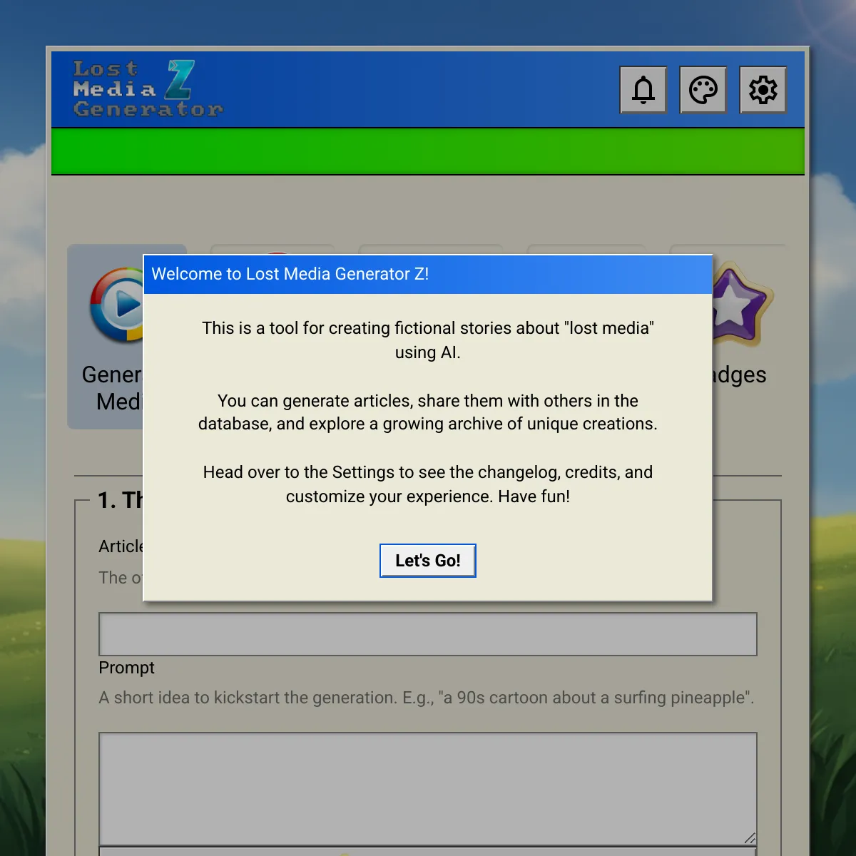 the project is loading