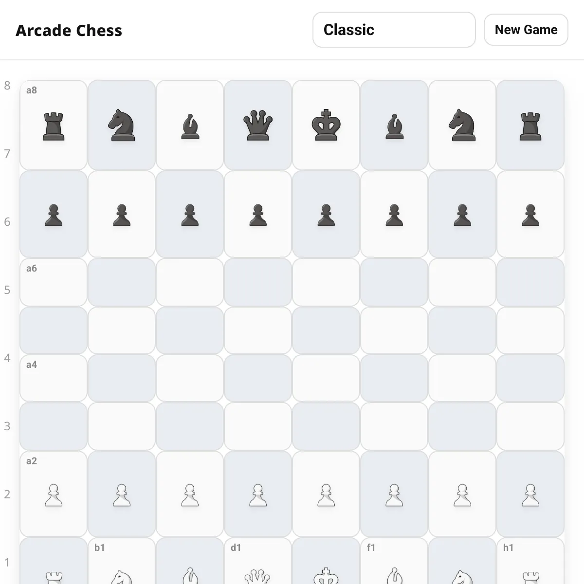 Arcade Chess Modes