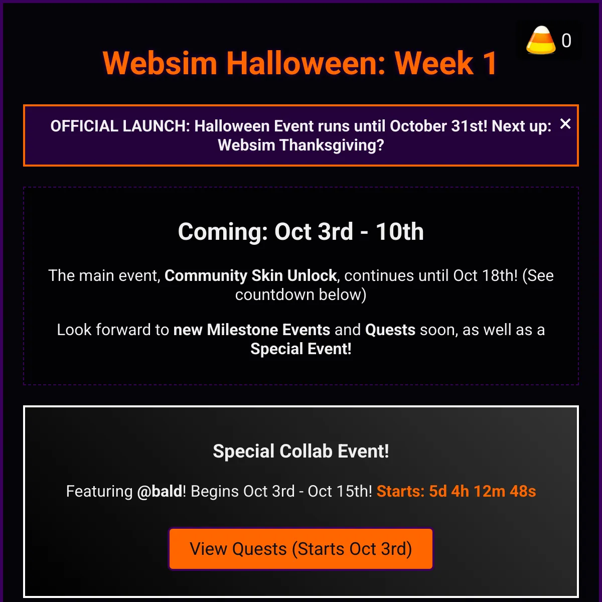 the project is loading